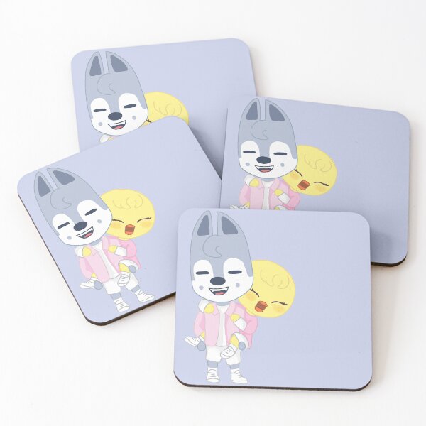 Item preview, STRAY KIDS (SKZOO) Wolf Chan & Bbokari Piggy Back Ride designed and sold by LilMissRandom17.