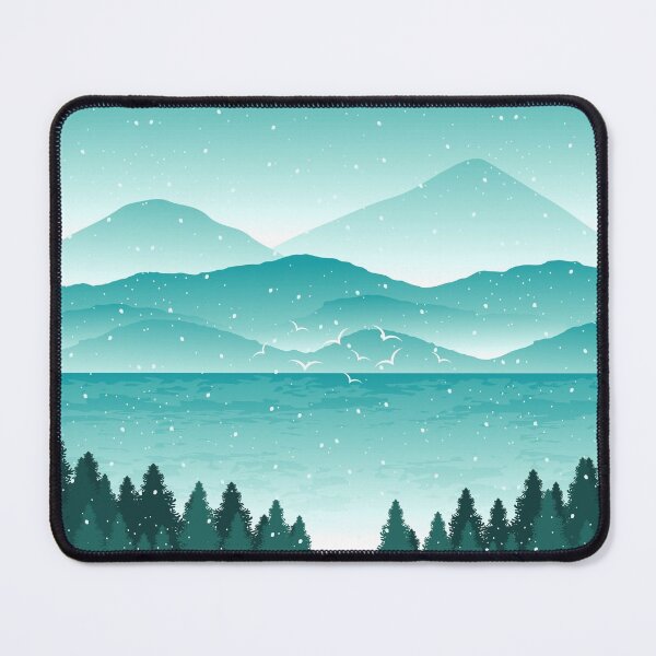 Item preview, Сute mountain misty snowy landscape, pines. iPhone and Samsung Galaxy case cover designed and sold by RoManSmArt.