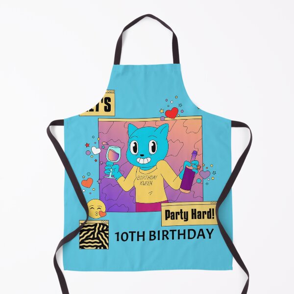 Item preview, 10th Birthday Shirt Happy Birthday Funny Cat Party designed and sold by VebuBusiness.