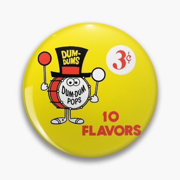 Item preview, DUM DUM POPS - PACKAGING designed and sold by ThrowbackAds.