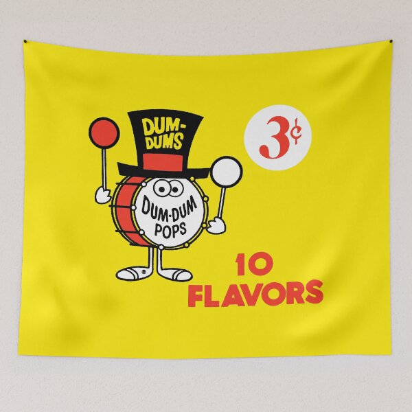 Item preview, DUM DUM POPS - PACKAGING designed and sold by ThrowbackAds.