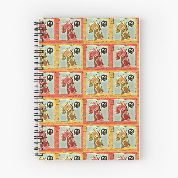 Item preview, curious giraffe looking from window cartoon designed and sold by anticute.