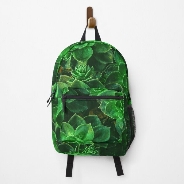 Item preview, green plants flower pattern designed and sold by PinkPandaDesign.