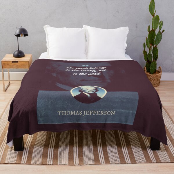 Item preview, Thomas Jefferson - The earth belongs to the living, not to the dead designed and sold by Syahrasi.