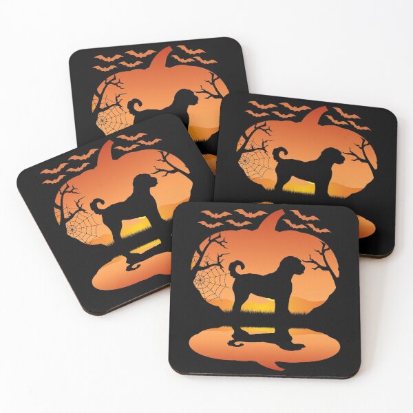 Item preview, labradoodle dog lovers pumpkin, funny labradoodle owner Halloween design designed and sold by alaechamlal.