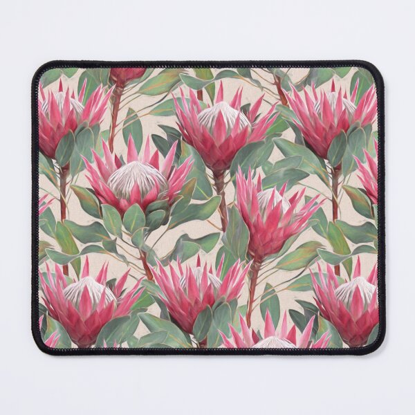 Item preview, Painted King Proteas on Cream  designed and sold by micklyn.