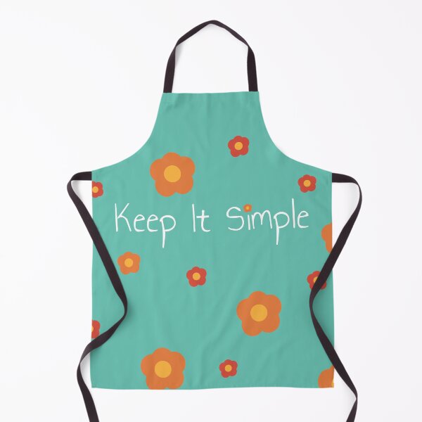 Aperçu de l'œuvre fleurs avec texte "Keep it simple" créée et vendue par yul4ik80.