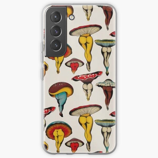 Mushrooms pattern Samsung Galaxy Soft Case