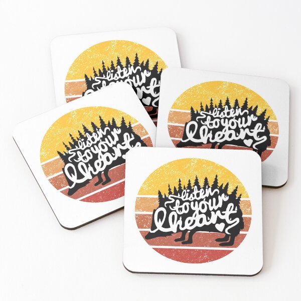 Item preview, Hedgehog Vintage Sunset Trendy Animal Silhouette designed and sold by VintagePathway.