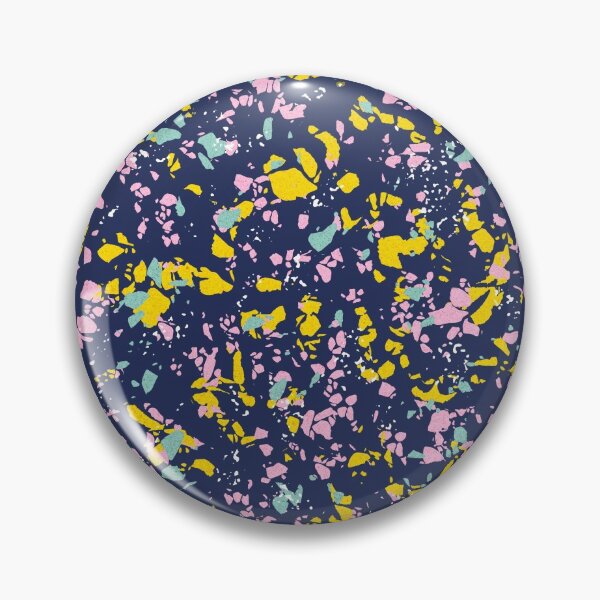 Item preview, Navy Blue Terrazzo  designed and sold by marymaes-art.