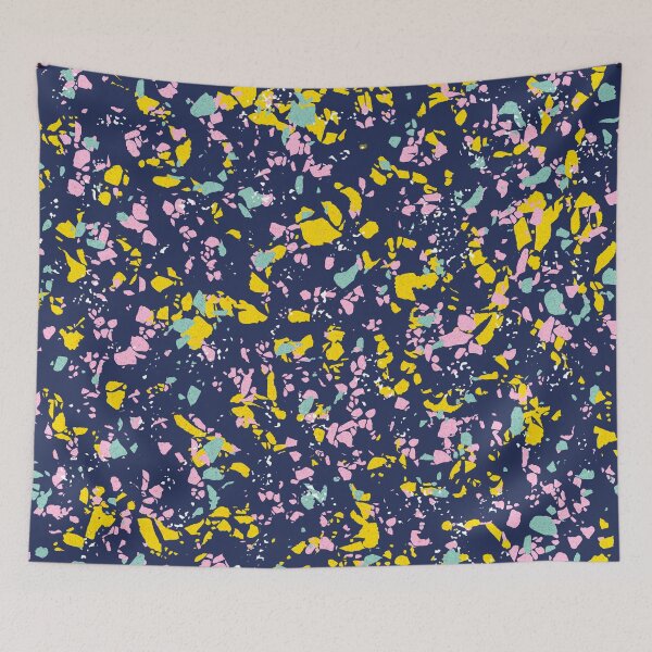 Item preview, Navy Blue Terrazzo  designed and sold by marymaes-art.
