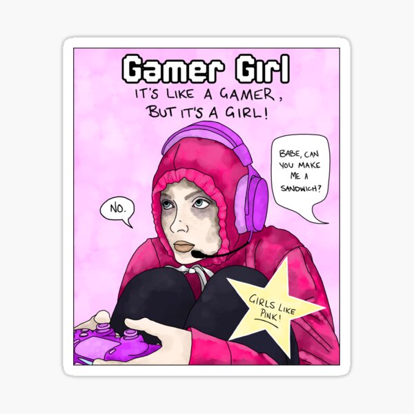 Gamer Pink Sticker - Gamer Pink - Discover & Share GIFs