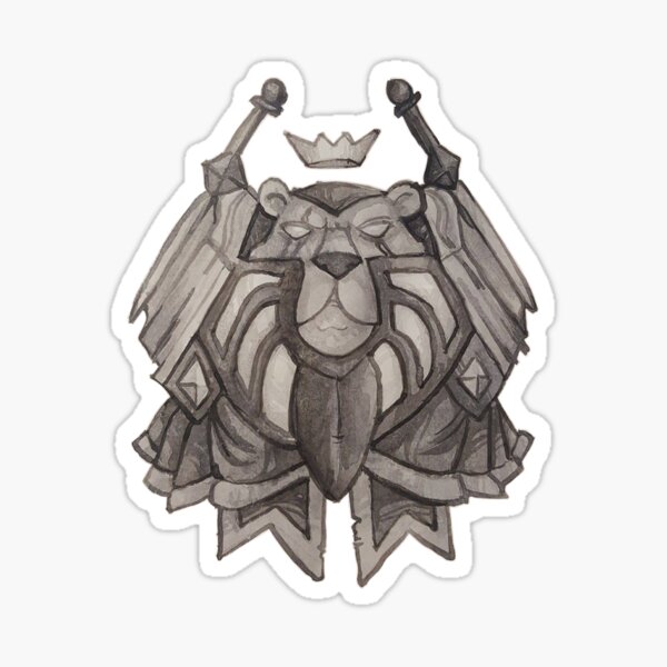 Paladin crest Sticker
