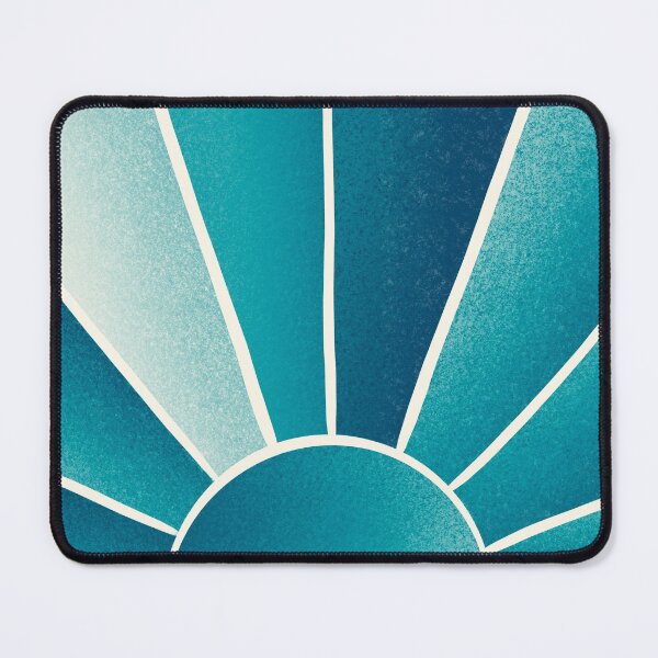 Item preview, Moonlight Mid Century Modern, Abstract Blue Light designed and sold by bubblyshades.
