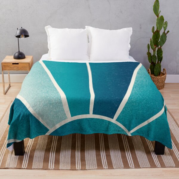 Item preview, Moonlight Mid Century Modern, Abstract Blue Light designed and sold by bubblyshades.