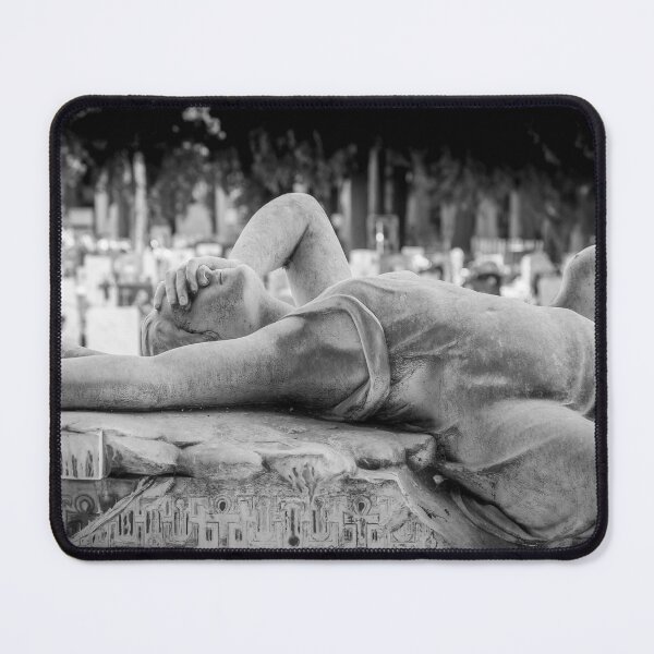 Item preview, Statue of angel on a 1910 tomb located in an old Italian cemetery designed and sold by Paolo Modena Photography - Fine Italian Art.