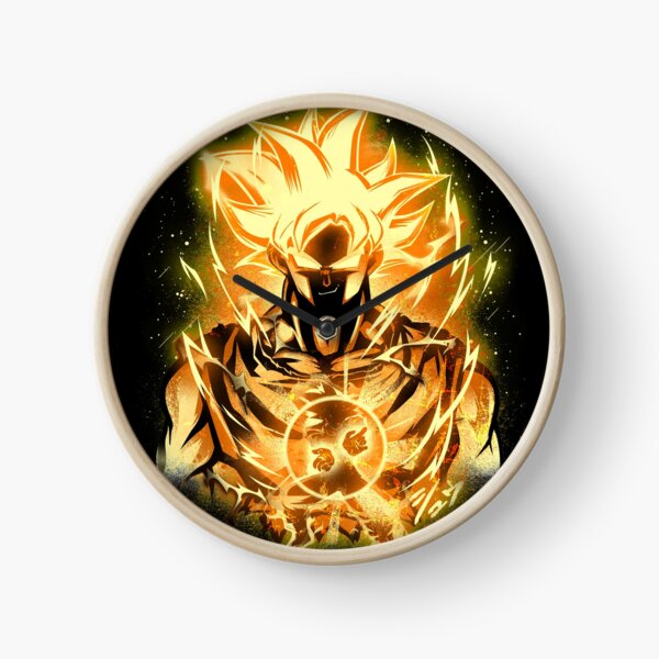 Golden Saiyan Goku God Clock