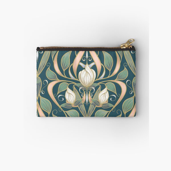 Item preview, Serene Blossom Art Nouveau Pattern | Soft Teal Green designed and sold by L Diane Johnson.