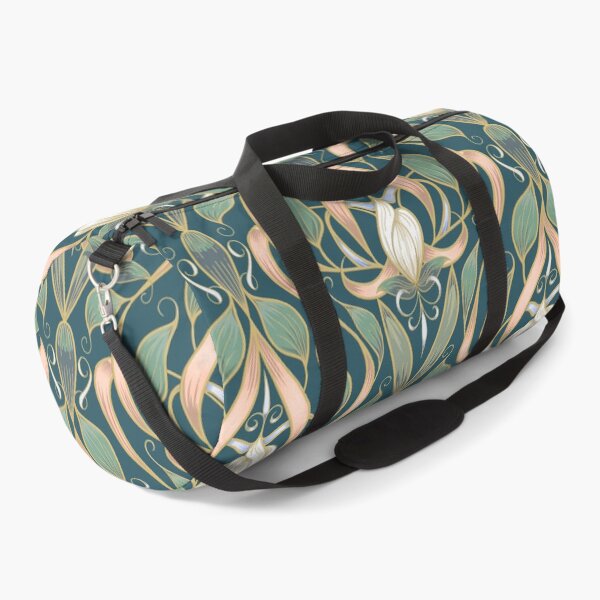 Item preview, Serene Blossom Art Nouveau Pattern | Soft Teal Green designed and sold by L Diane Johnson.