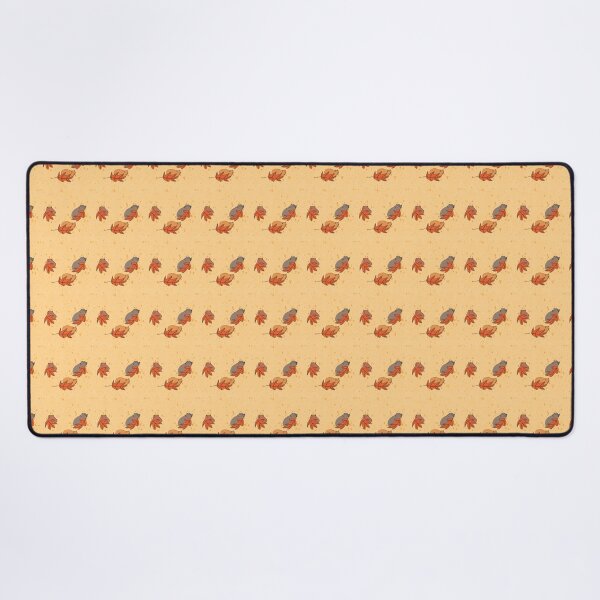 Guinea Pig Leaf Surfing Pattern Desk Mat