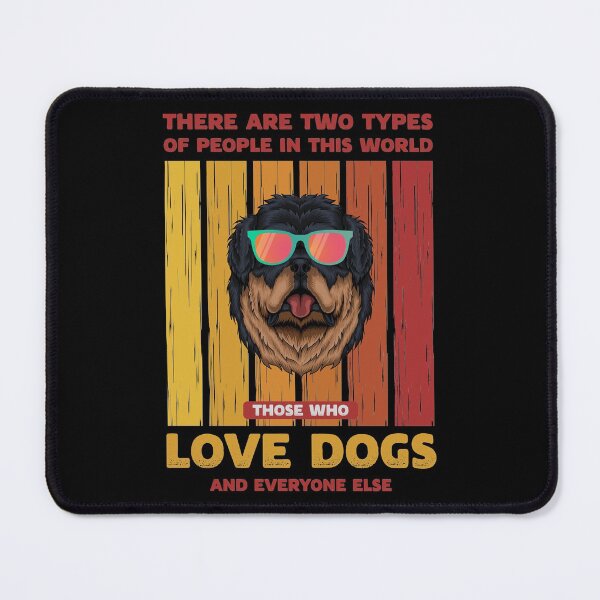 Item preview, Retro Tibetan Mastiff Two Types of People designed and sold by Uppercase Tees.