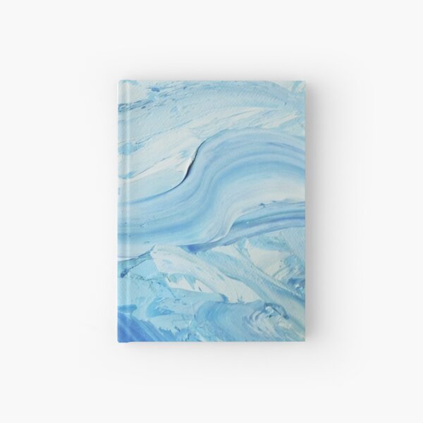 Blue Impasto Hardcover Journal