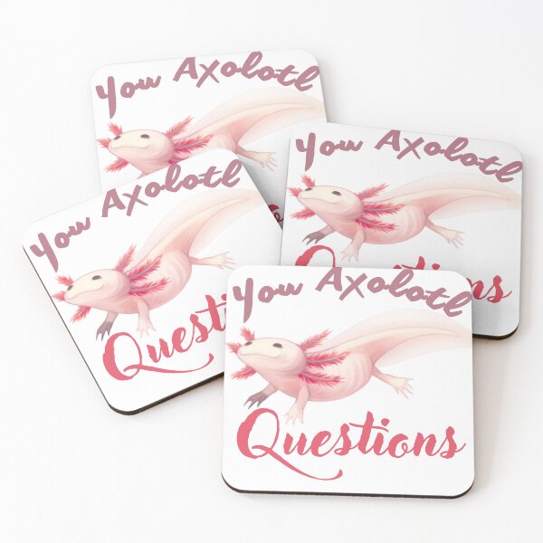 Item preview, You Axolotl Questions Kids Men Women Funny Salamander designed and sold by Manara  -Art.