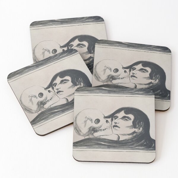 Item preview, Edvard Munch "The Kiss of Death" designed and sold by lava-girl.