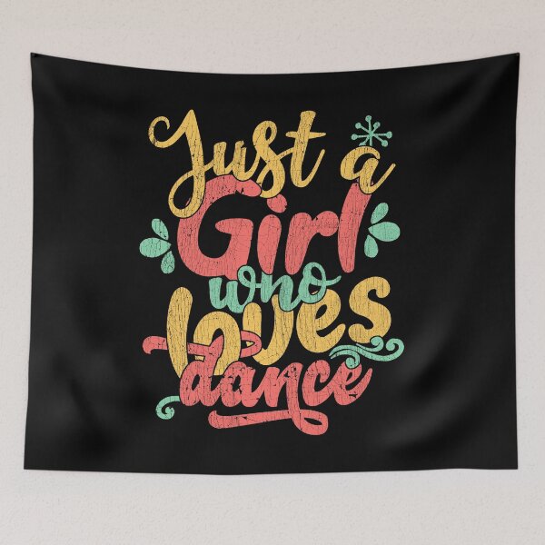 Item preview, Just A Girl Who Loves Dance Gift for Dancer product designed and sold by theodoros20.