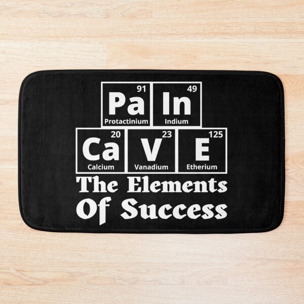 Item preview, Pain Cave Periodic Table - The Elements Of Success designed and sold by Sonatablue.
