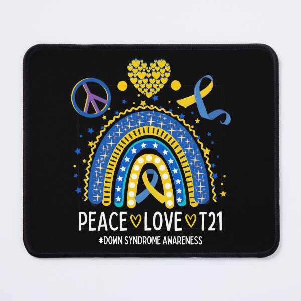 Item preview, Peace Love T21 (Down Syndrome Awareness) designed and sold by i-longmanshop.