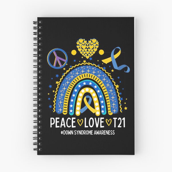 Item preview, Peace Love T21 (Down Syndrome Awareness) designed and sold by i-longmanshop.