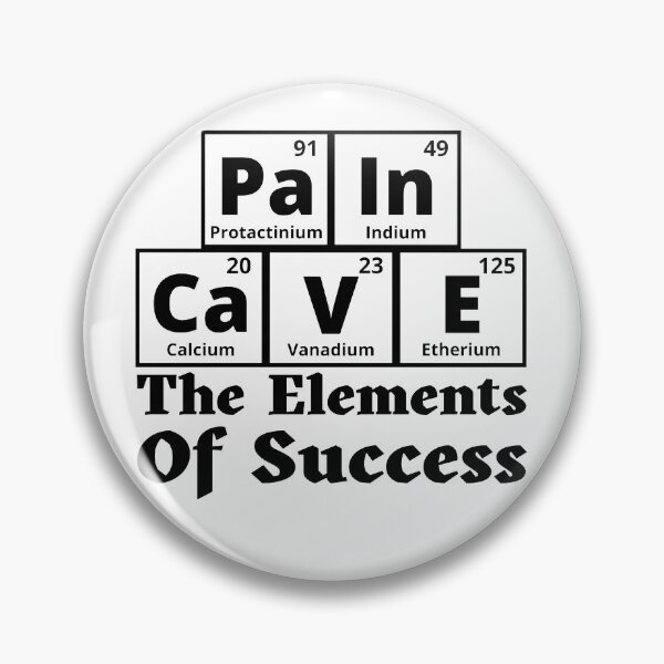 Item preview, Pain Cave Periodic Table - The Element Of Success designed and sold by Sonatablue.