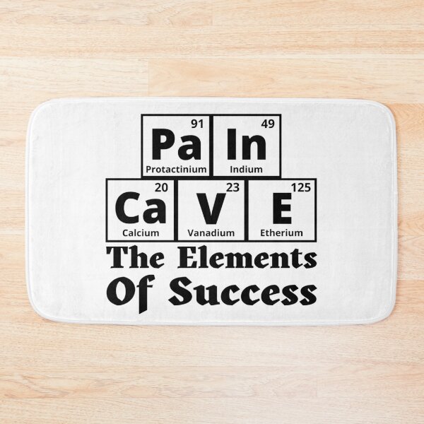 Item preview, Pain Cave Periodic Table - The Element Of Success designed and sold by Sonatablue.