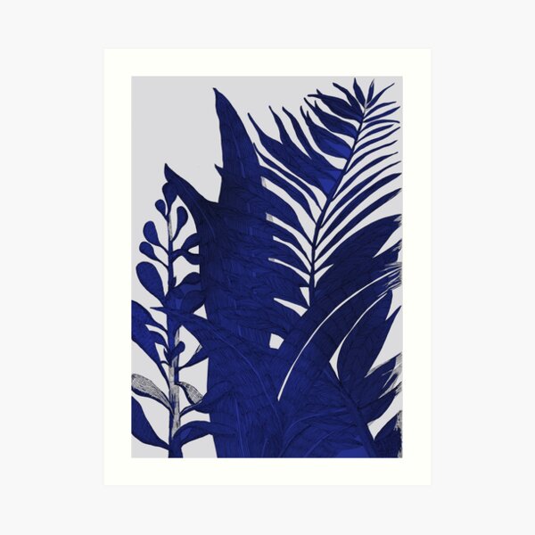 blackandblue Art Print