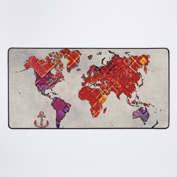 Artikelvorschau, Weltkarte Kunst Cartoon #map #worldmap entworfen und verkauft von JBJart.