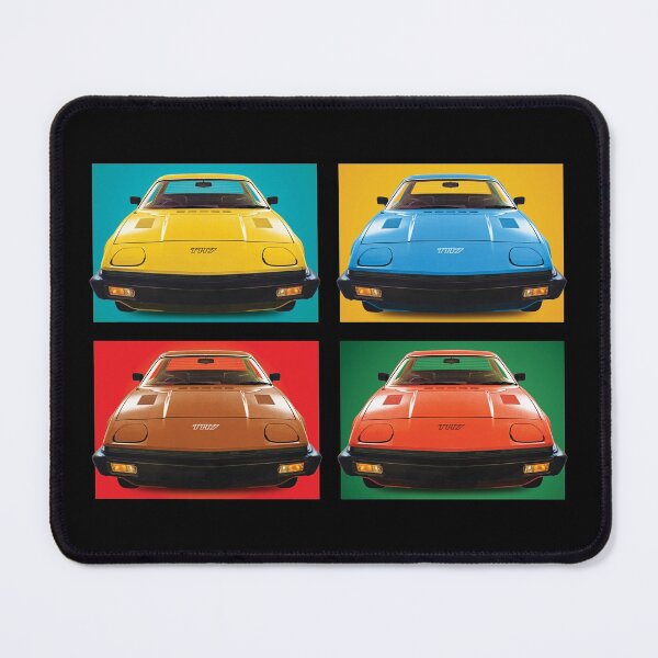 Item preview, Triumph TR7 Quadruple Poster Design, Russett, Pageant, Inca & Vermilion. designed and sold by CellularSong.