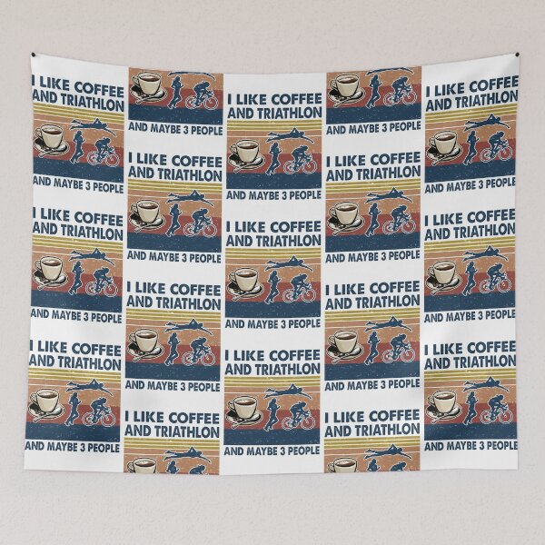 Item preview, I like coffee and Triathlon and maybe 3 people designed and sold by tuyetnhung98.