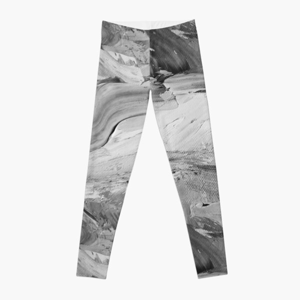 Monochrome Impasto Leggings