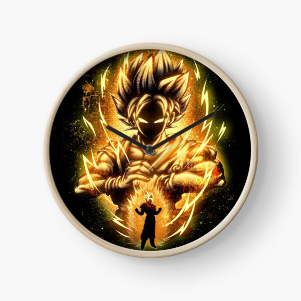 Golden Saiyan Kaioken Clock