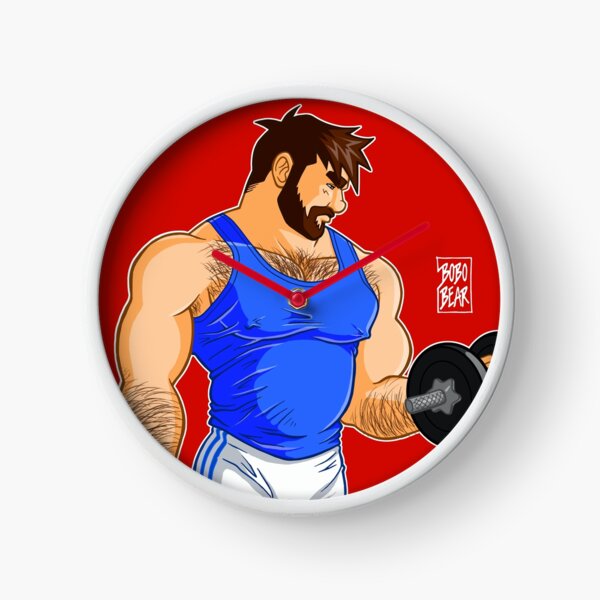 ADAM LIKES WORKINGOUT Clock