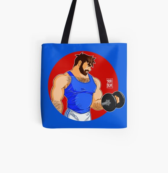 ADAM LIKES WORKINGOUT All Over Print Tote Bag