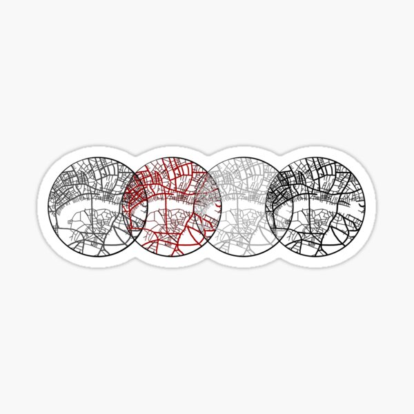 Item preview, The Four Londons designed and sold by E A Sanderson.