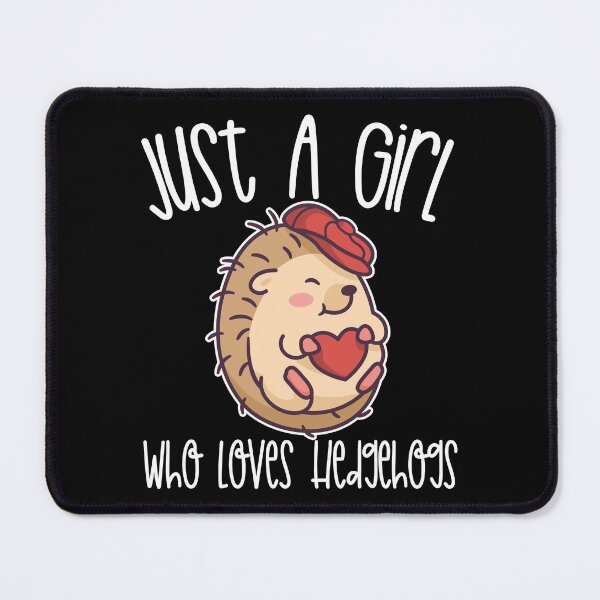 Item preview, Just A Girl Who Loves Hedgehogs Gift design designed and sold by theodoros20.
