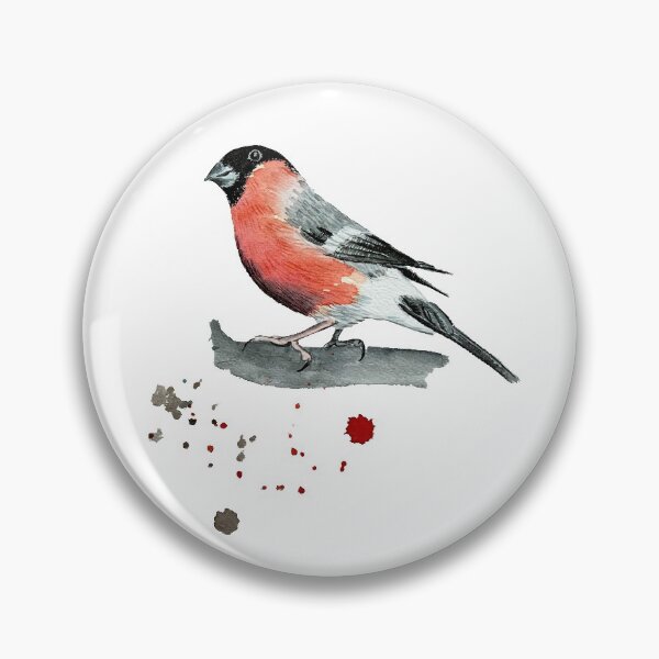 Item preview, Eurasian bullfinch  Common bullfinch  Bullfinch designed and sold by Marianne Elvan Barfoed.