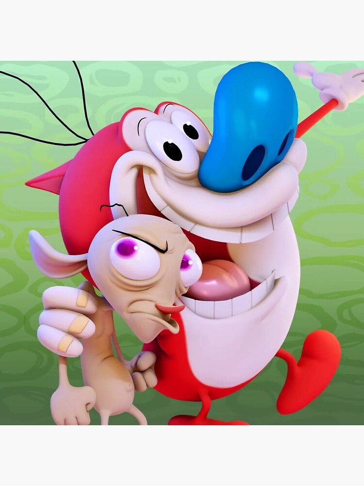 "Ren & Stimpy Render" Poster for Sale by TheSmashStash Redbubble