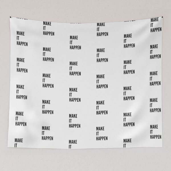 Item preview, Make It Happen Inspirational & Motivational Quote Art Image Gear! designed and sold by UncleFizziwigs.