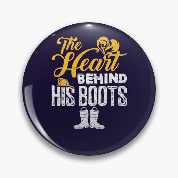 Item preview, Firefighter Wife the Heart Behind His Boots designed and sold by jaygo.