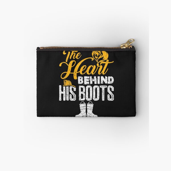 Item preview, Firefighter Wife the Heart Behind His Boots designed and sold by jaygo.