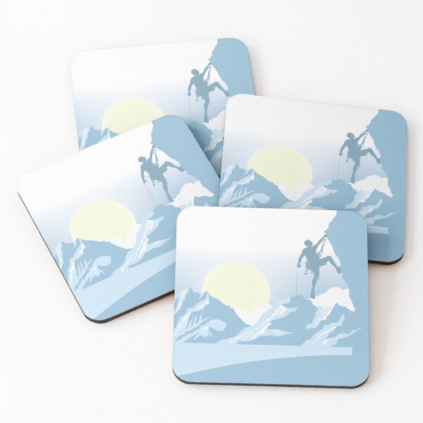 Item preview, Mountain Climber Winter Landscape designed and sold by Salukeart.